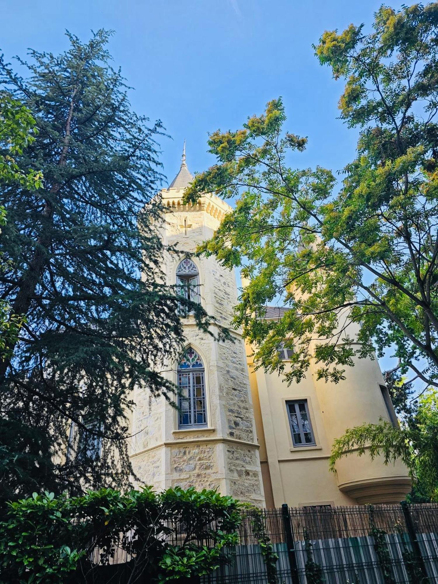 Chateau Grandclement Lyon Villeurbanne Niveau Rdc - Tresor Cache En Ville Avec Vue Piscine Et Parc וילאורבן מראה חיצוני תמונה